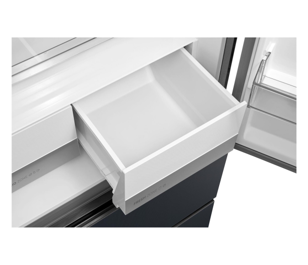 Lodówka Midea MDRF600BIE70 French Door No Frost 191cm Szare Szkło Inox Do Obudowy WiFi 435L - 1525852 - zdjęcie 9